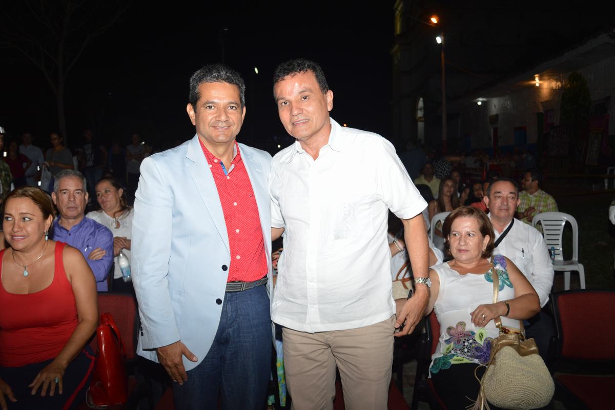 Ariel Rincón Machado, presidente ejecutivo de la Cámara de Comercio de Neiva y Édgar Bonilla Ramírez, alcalde de Garzón.